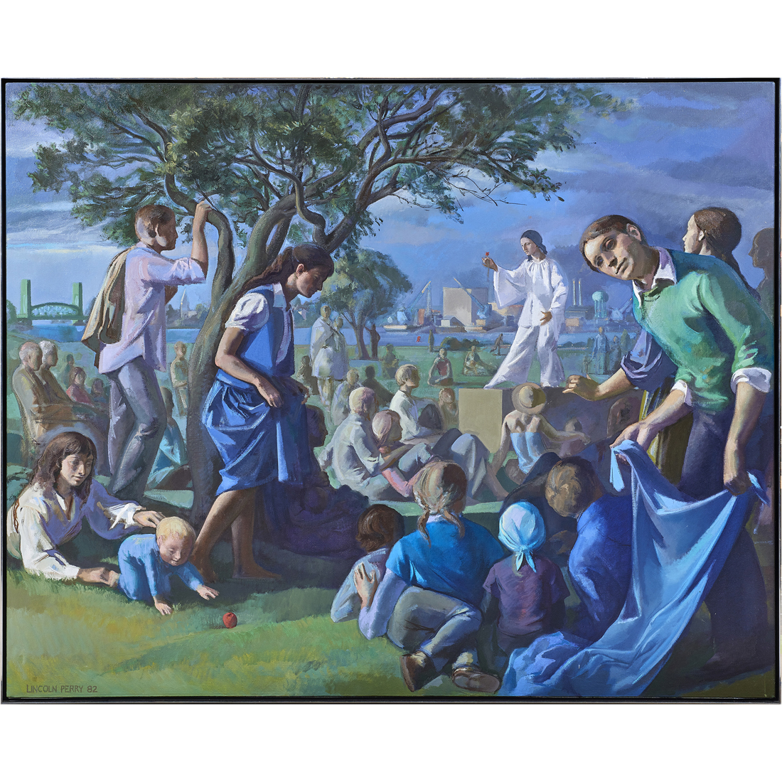 PAINTING, LINCOLN PERRY Lincoln
