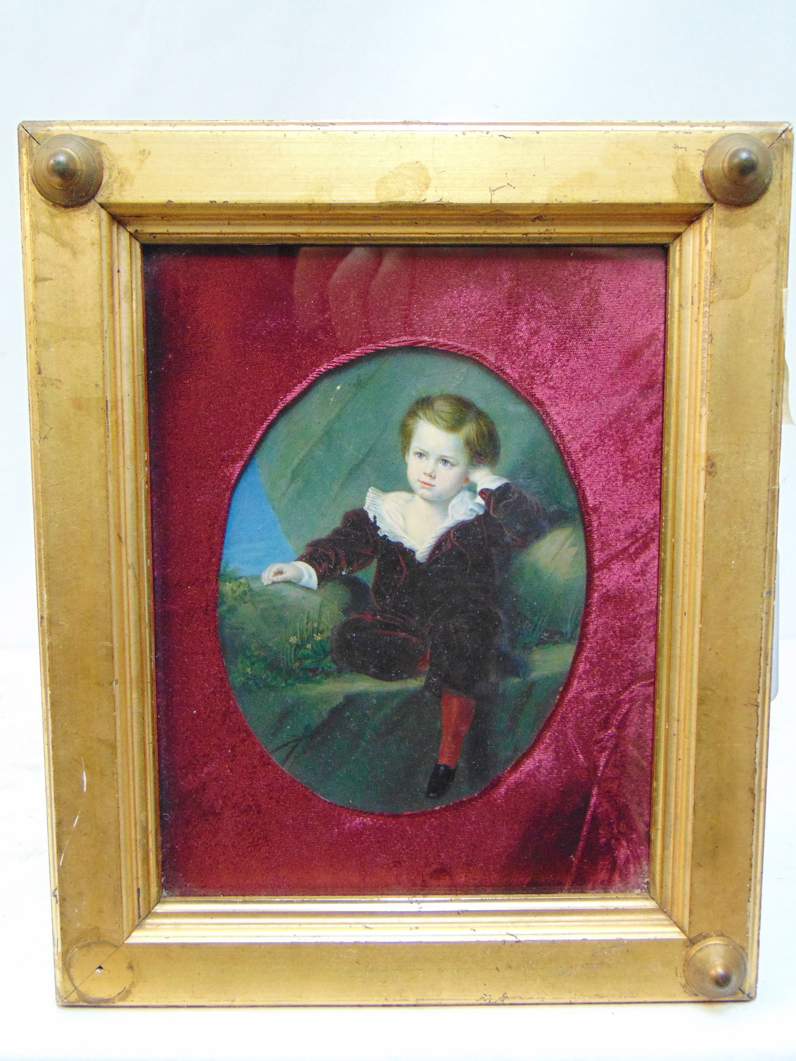 PAINTING, LITTLE BOY IN VELVET
