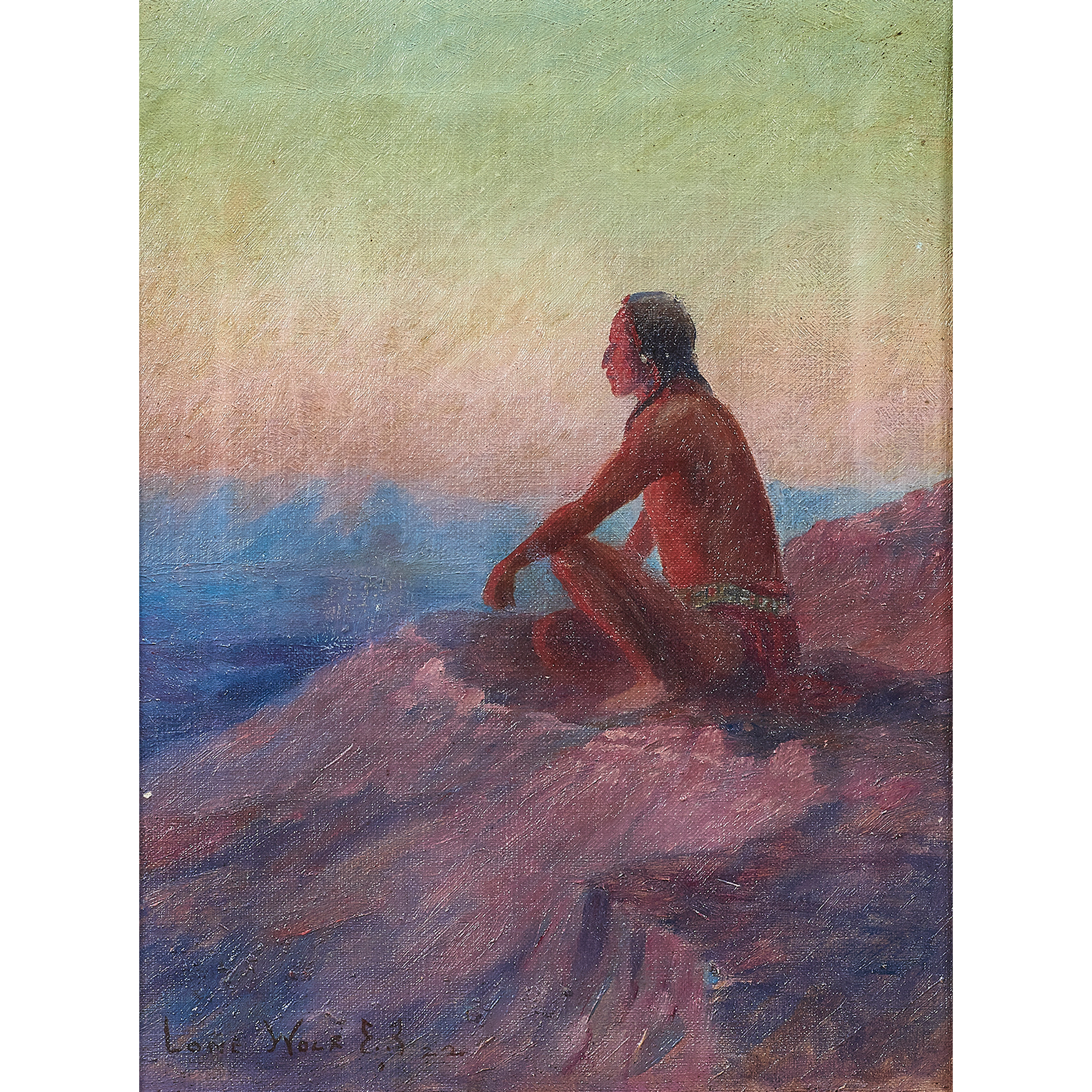 PAINTING, LONE WOLF Lone Wolf