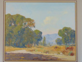 PAINTING, "LONELY RIDER, DATED