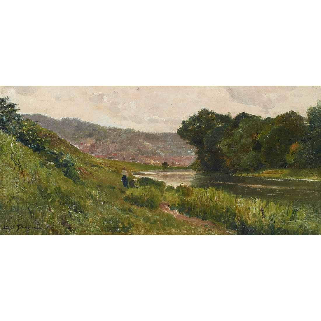 PAINTING, LOUIS TAUZIN Louis Tauzin