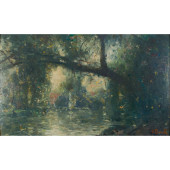 PAINTING, LUCIEN FRANK<br>Luci
