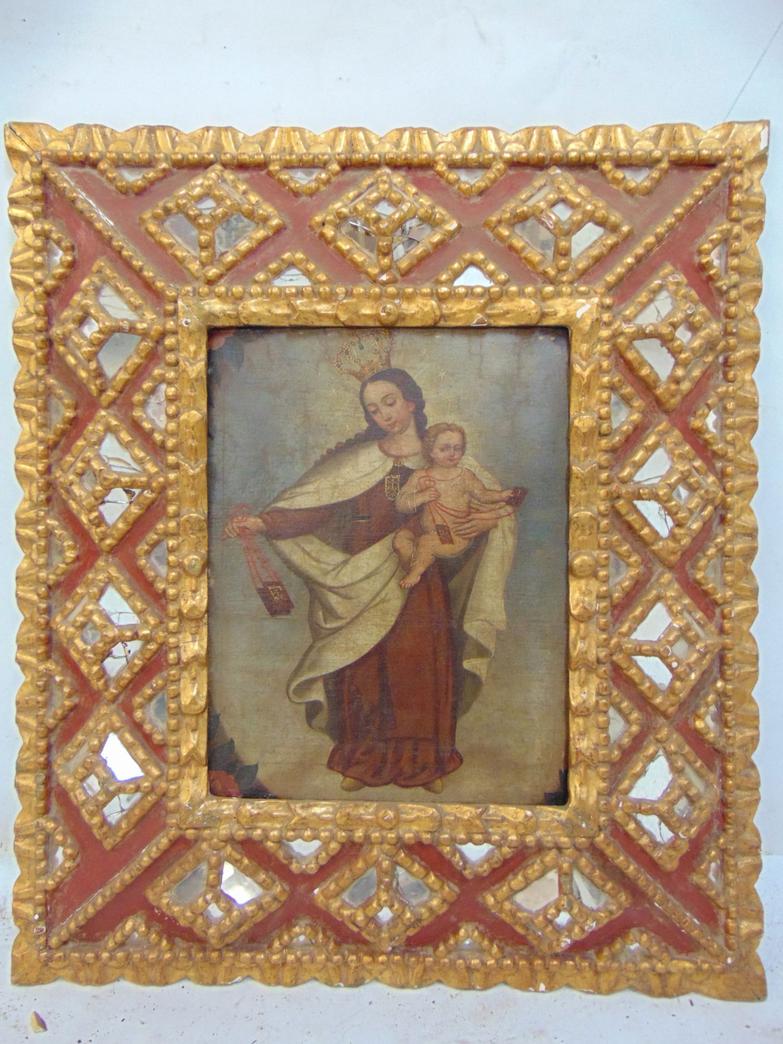 PAINTING, MADONNA & CHILD, IN PAINT