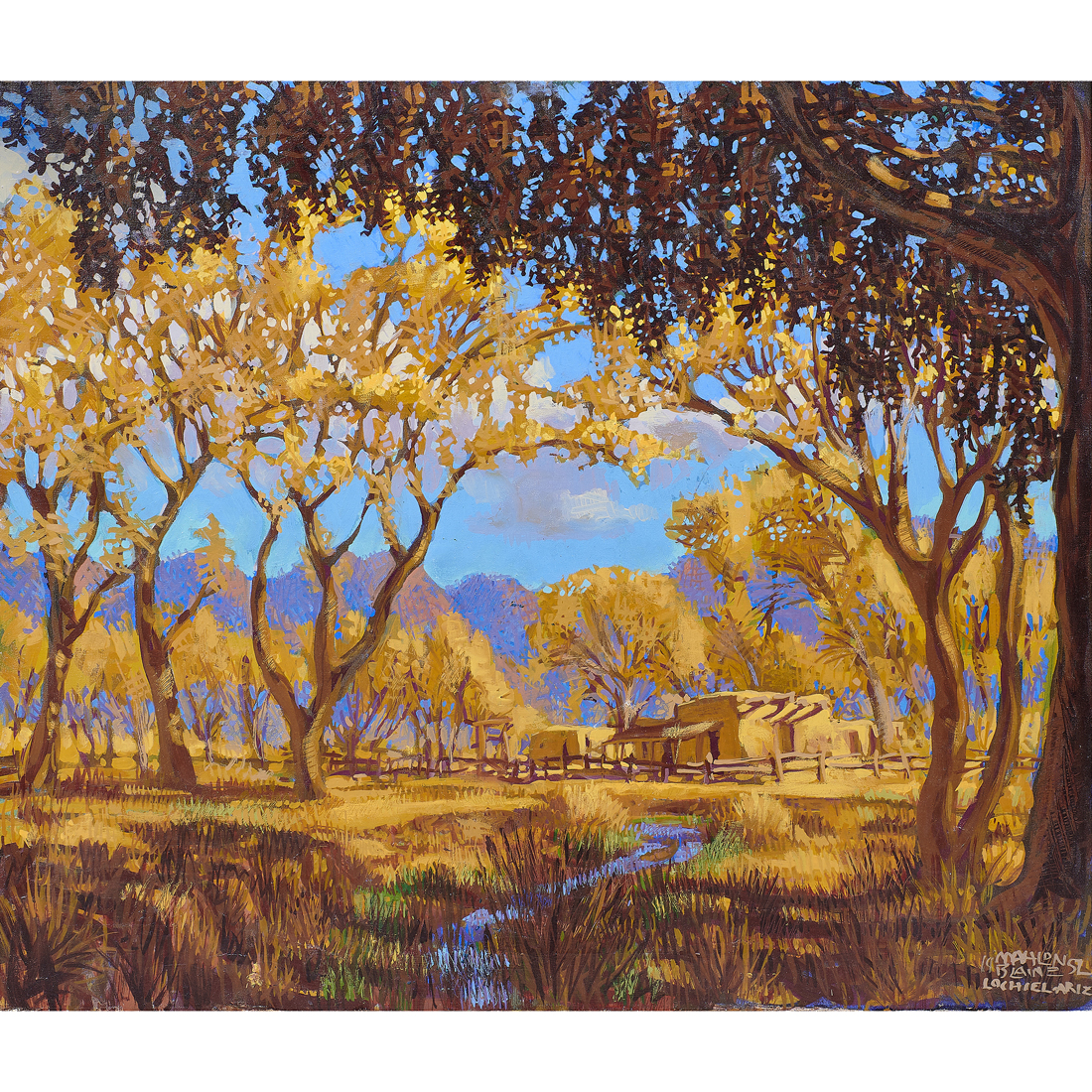 PAINTING, MAHLON BLAINE Mahlon