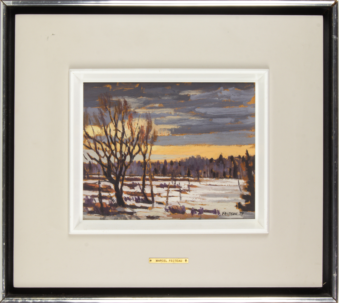 PAINTING, MARCEL FECTEAU Marcel