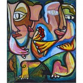 PAINTING, MENELAW SETE Menelaw