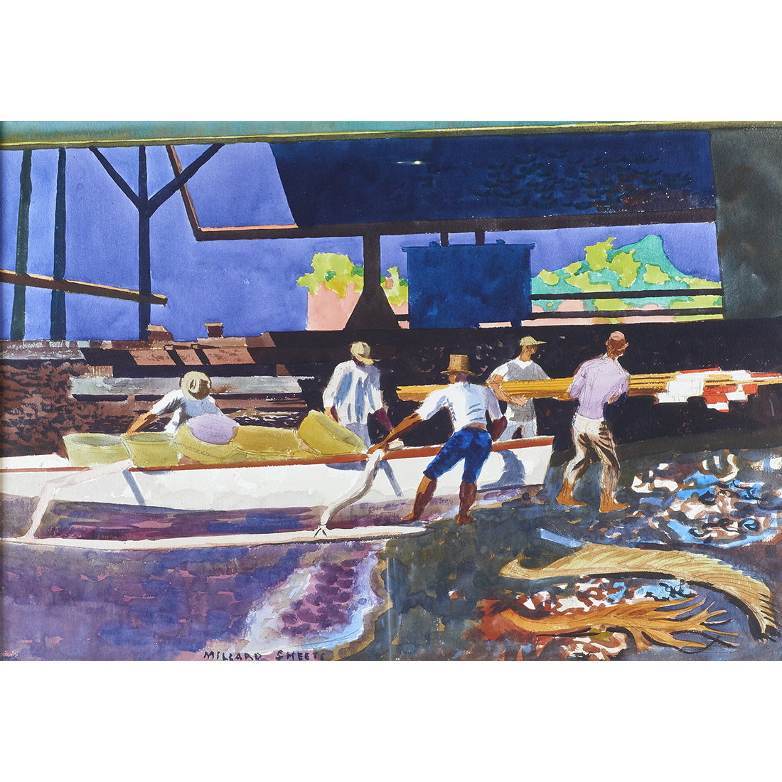PAINTING, MILLARD SHEETS Millard