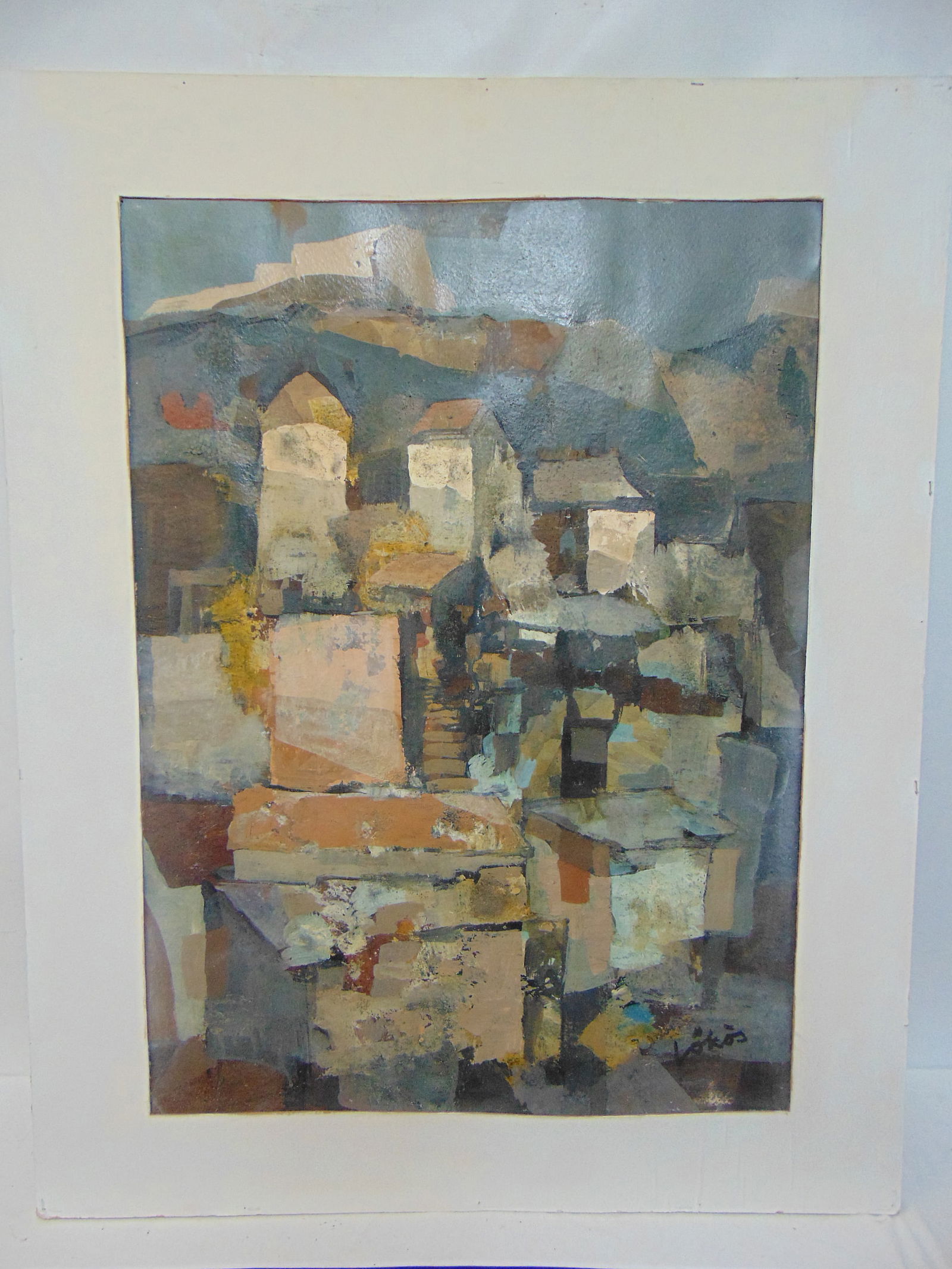 PAINTING, MODERN CUBIST STYLE
