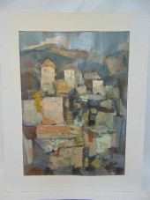 PAINTING, MODERN CUBIST STYLE