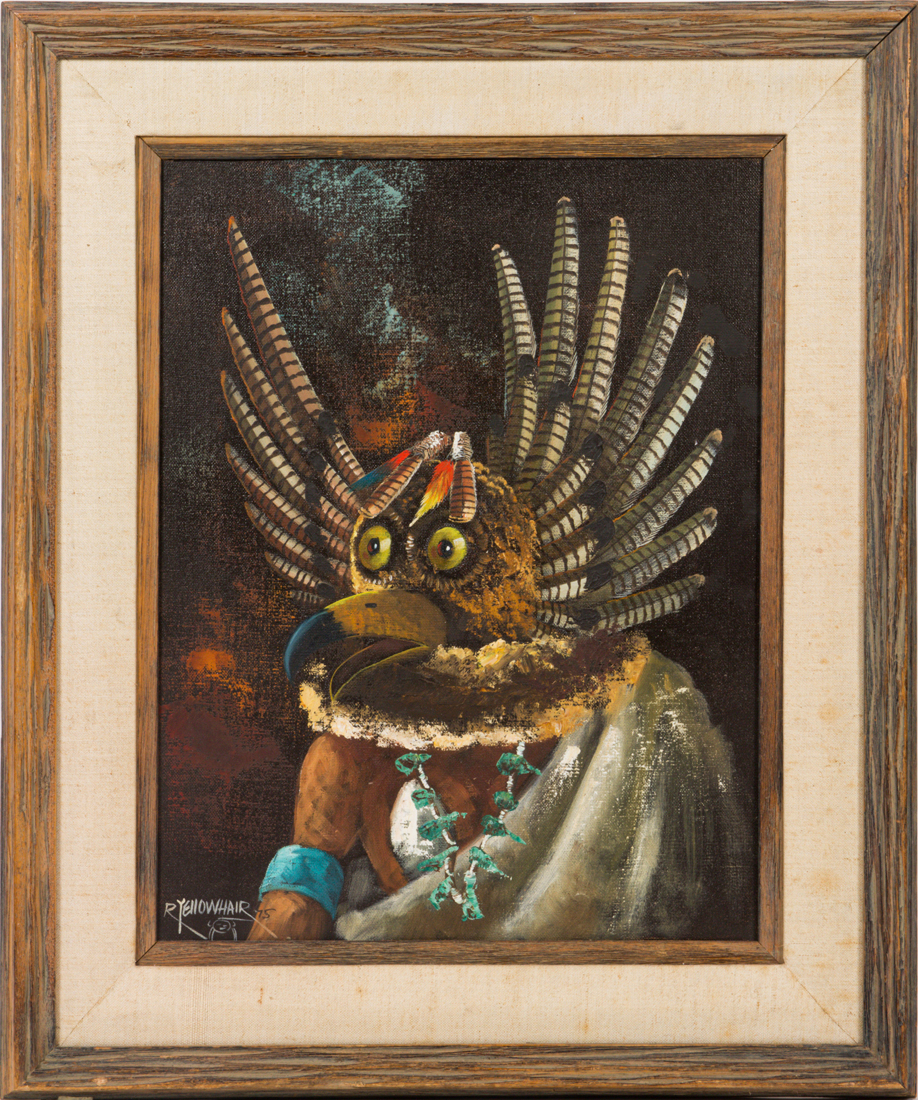 PAINTING OF A KACHINA, ROBERT