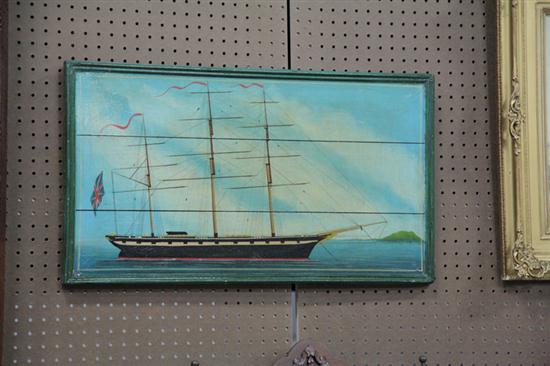 PAINTING OF A SHIP (AMERICAN 