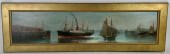PAINTING OF A STEAMSHIP AND SA