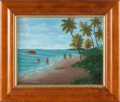 PAINTING OF A TROPICAL SCENE 2