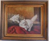 PAINTING OF KITTENS BY BLINKSL