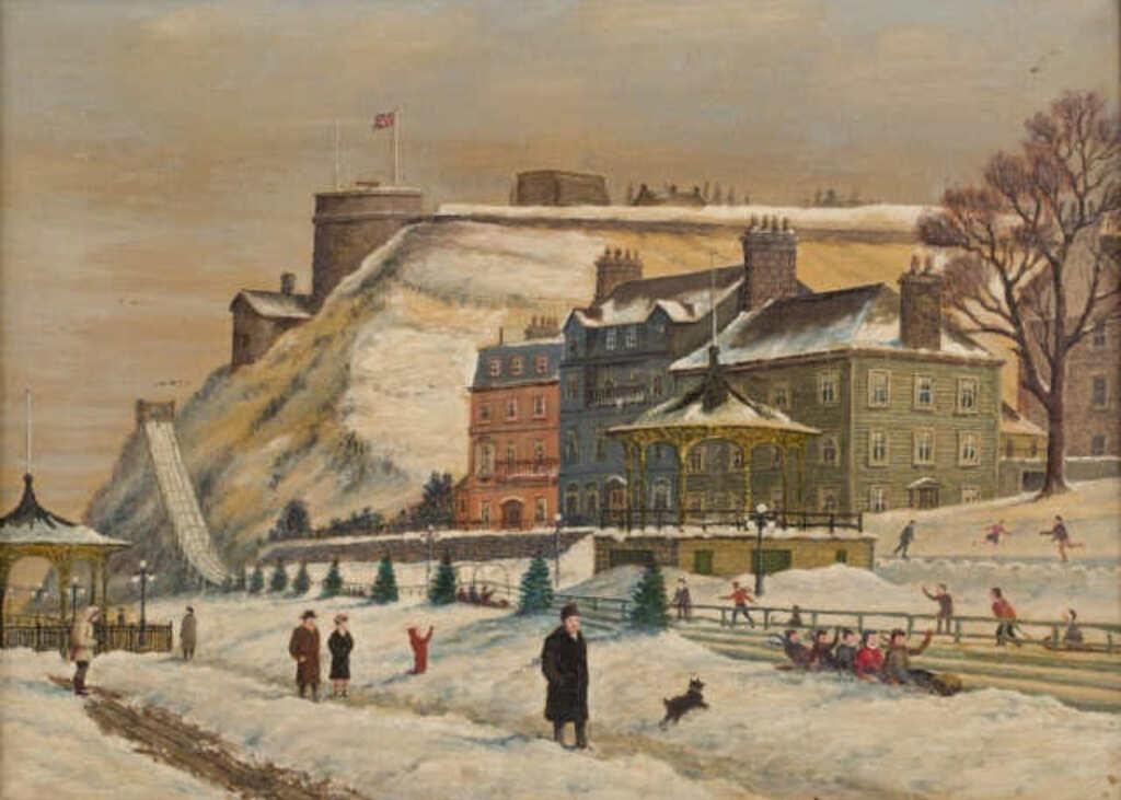 PAINTING OF QUEBEC CITY'S