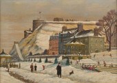 PAINTING OF QUEBEC CITY'S DUFF