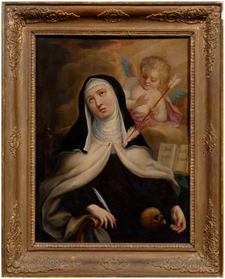 Painting of St. Catherine, with
