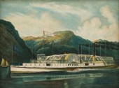 PAINTING OF THE PADDLE STEAMER
