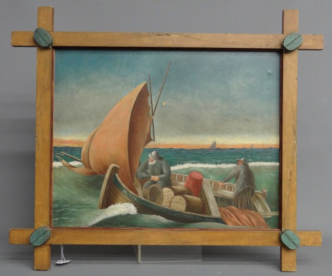 Painting oil on artist board Dory