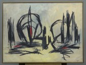 Painting oil on canvas abstrac