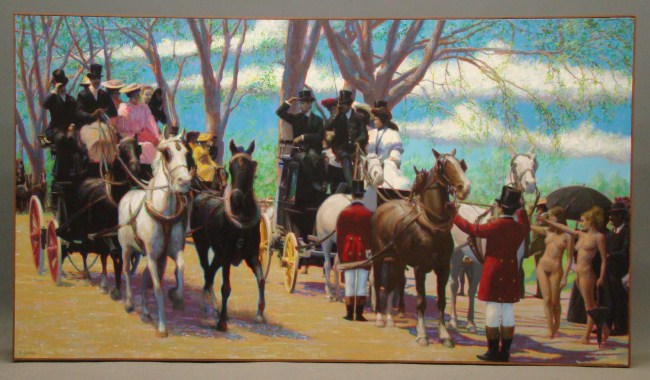 Painting oil on canvas fantasy