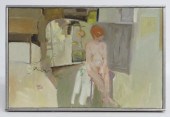Painting oil on canvas nude wo