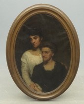 Painting oil on canvas portrai