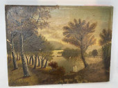 PAINTING OIL ON CANVAS PRIMITI