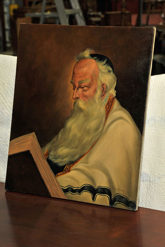 PAINTING. Oil on canvas  signed