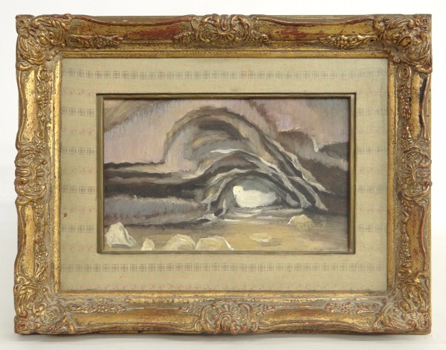 Painting oil on panel white dove.