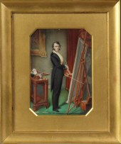 Painting on Ivory of young art