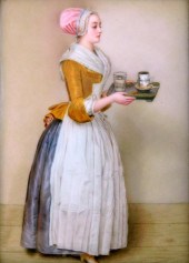 PAINTING ON PORCELAIN PLAQUE,