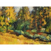 PAINTING, OTIS OLDFIELD Otis O