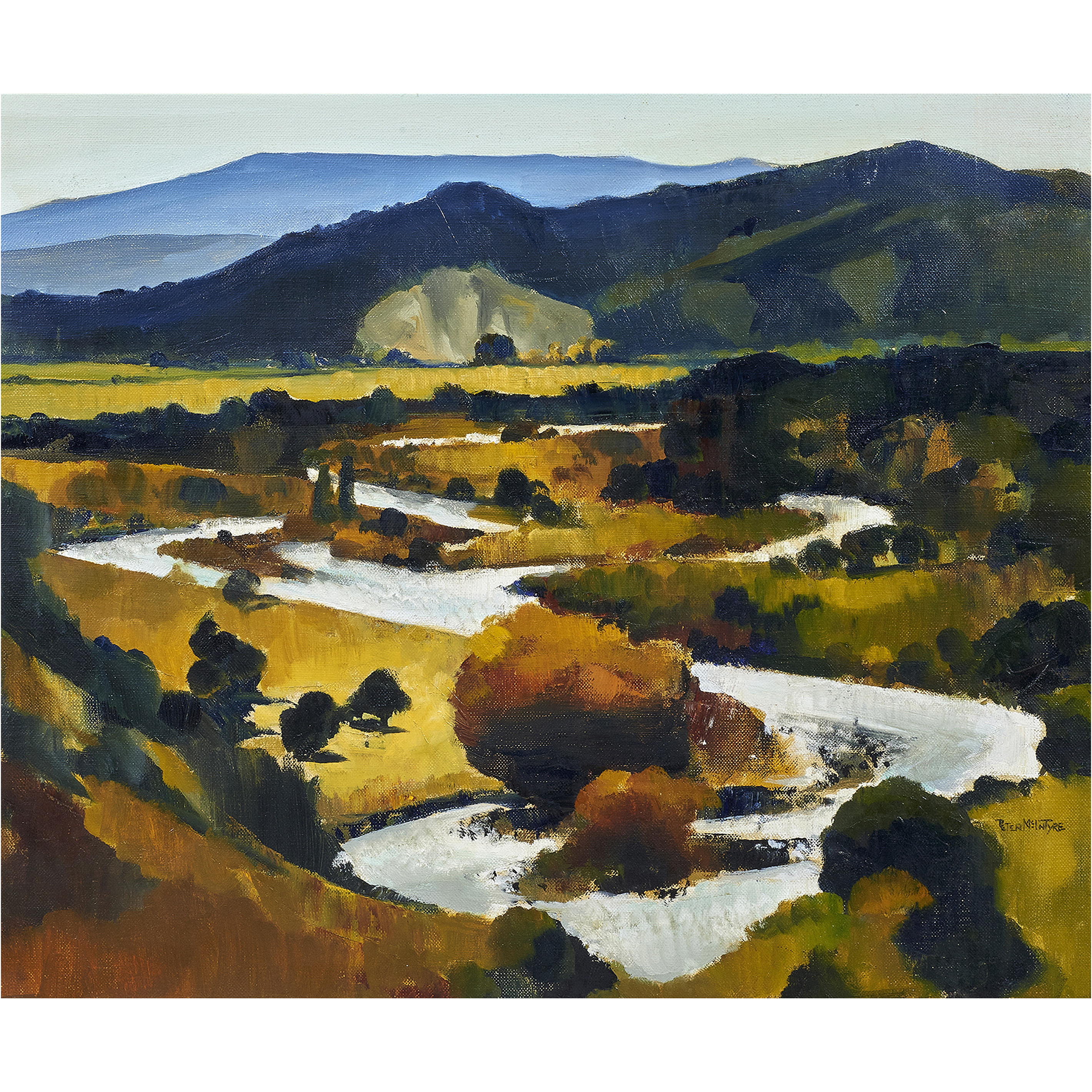 PAINTING, PETER MCINTYRE Peter