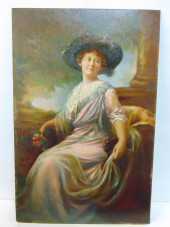 PAINTING, PORTRAIT ELEGANT LAD