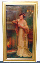 PAINTING, PORTRAIT LADY, SYDNE