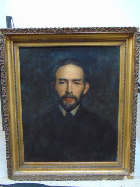 PAINTING, PORTRAIT OF A BEARDED