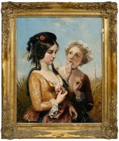 Painting, possibly Charles Lou