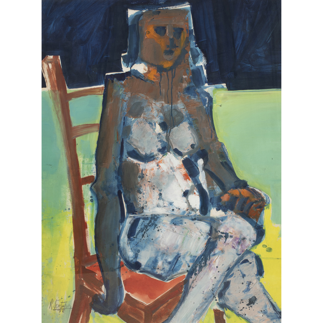 PAINTING, RENE COUTURIER Rene