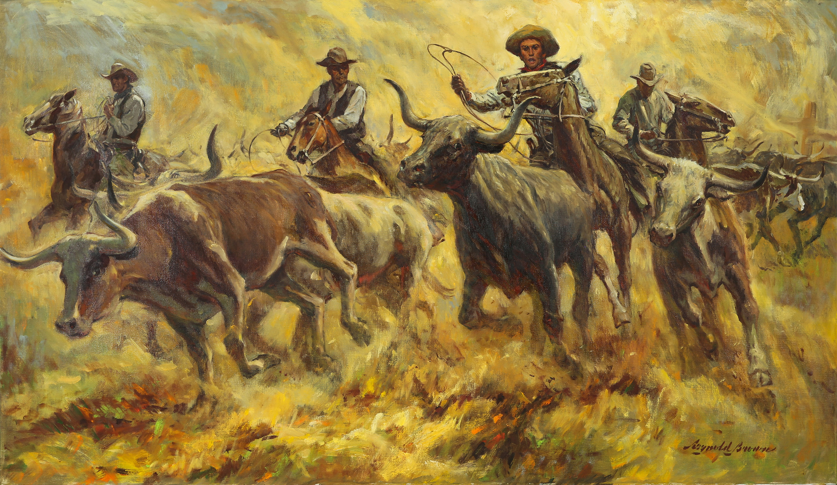 PAINTING, REYNOLD BROWN Reynold