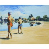 PAINTING, RICHARD MERCHAN Rich