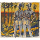 PAINTING, RICHARD MERCHAN Rich