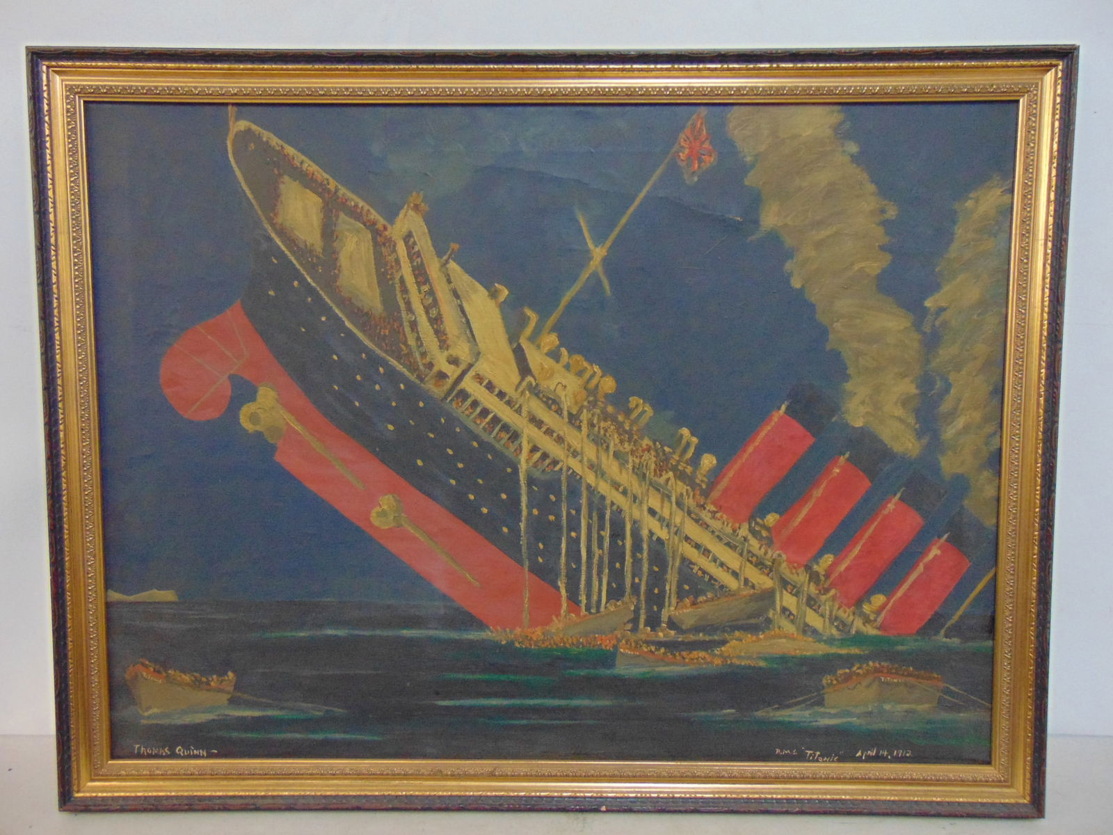 PAINTING, "R.M.S. TITANIC, 1912",