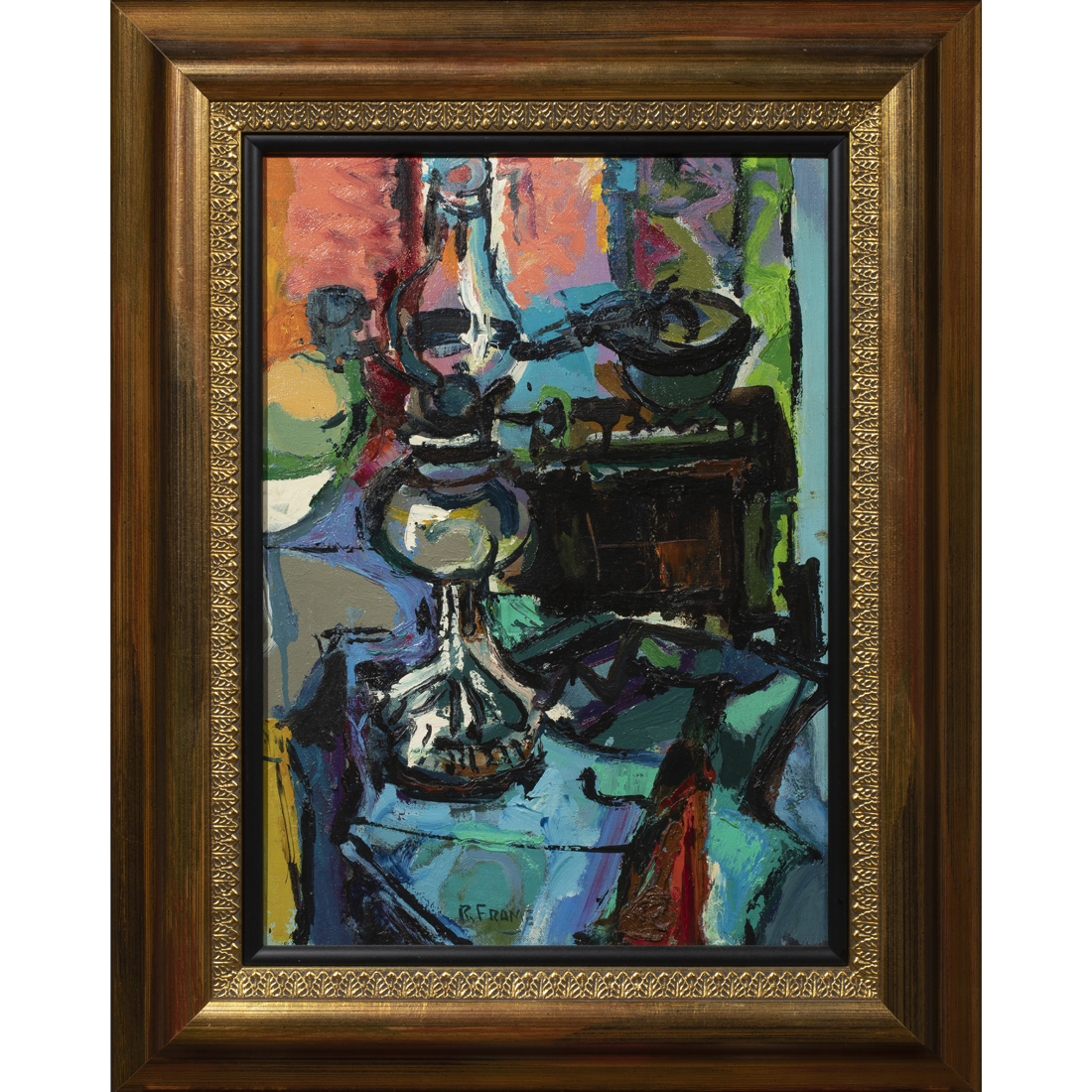 PAINTING, ROBERT AARON FRAME Robert