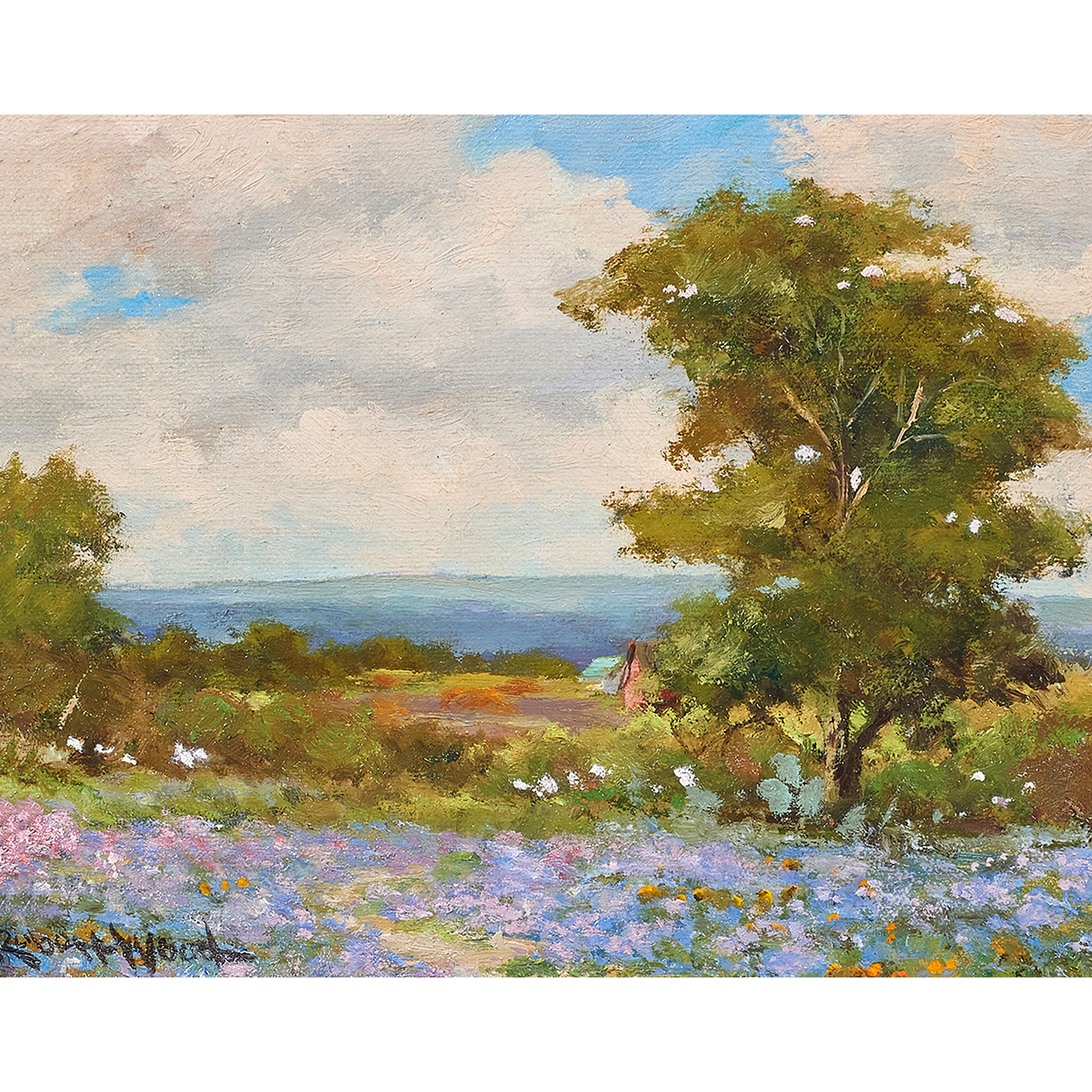 PAINTING, ROBERT WOOD, MAY TIME
