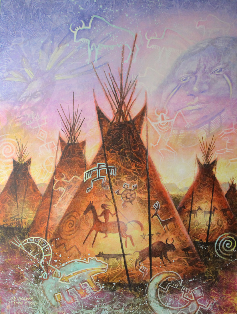 PAINTING, S. D. NELSON S.D.