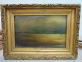 PAINTING, SHORE SCENE WITH BEA