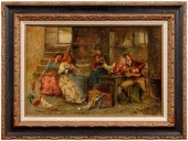 Painting signed "A. Sernesi",