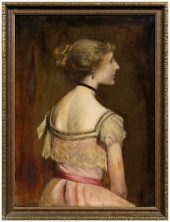 Painting signed Everett Shinn,