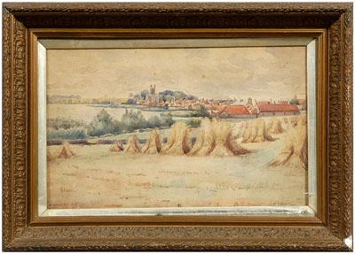 Painting signed "J. Ferguson",